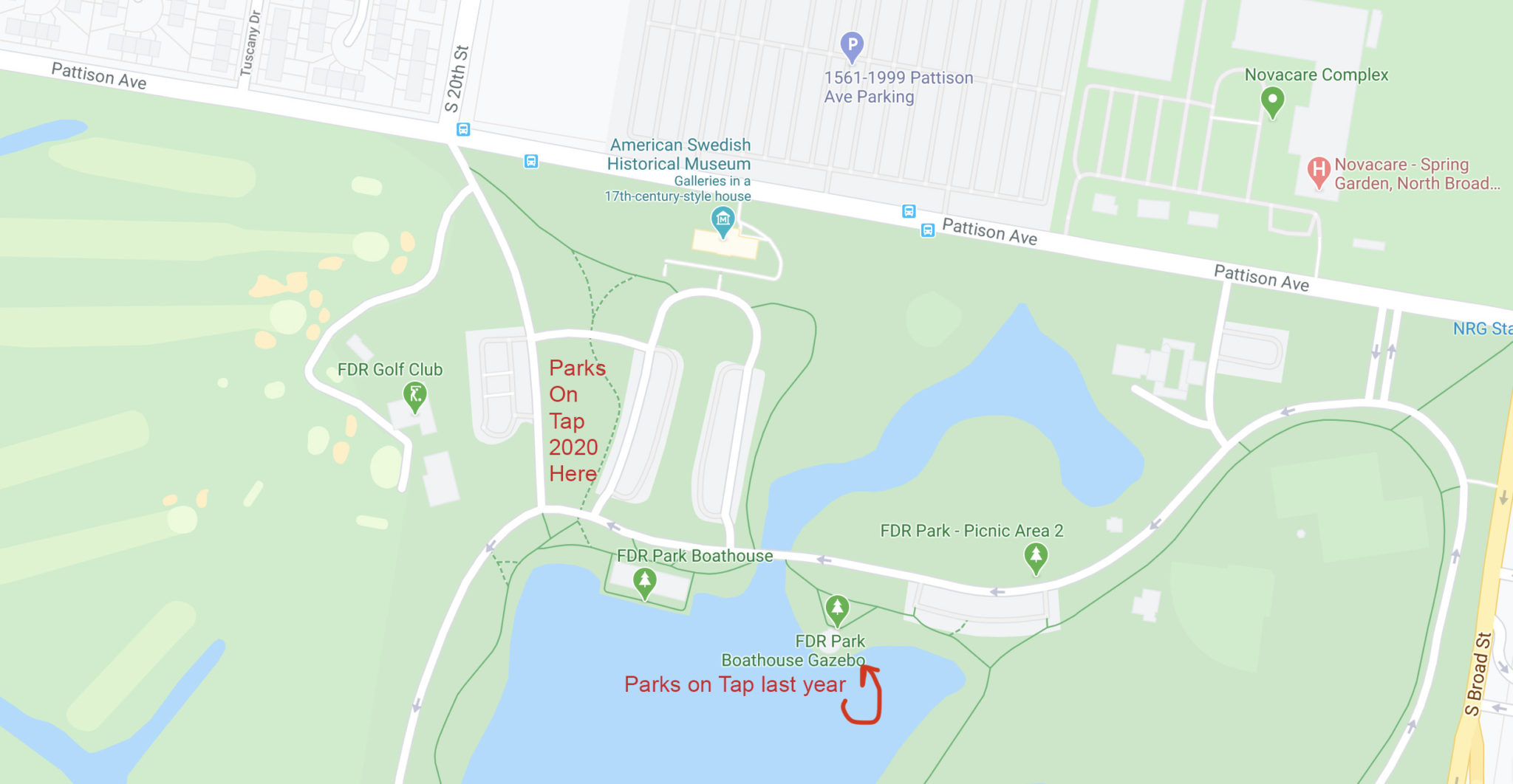 Fdr State Park Map